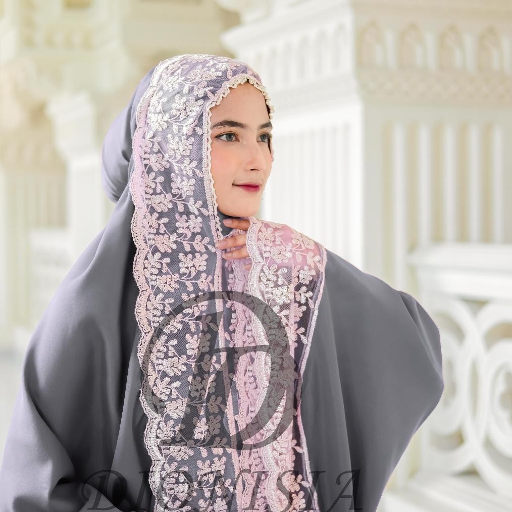 Mukena Dewasa Remaja Renda Bordir Model Terbaru Lace DIONISIA Shireen