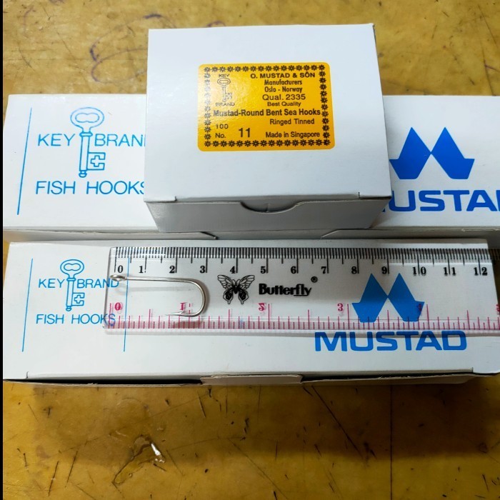 Kail Mata Pancing Mustad Cap Kunci No. 6 - 13