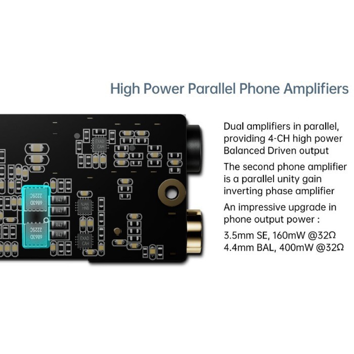 Cayin Ru7 / Ru 7 Portable Hi-Fi Discrete 1-Bit Usb Dongle Dac Amp