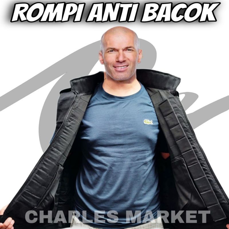 CHARLES MARKET : ROMPI HITAM ANTI SAJAM - ROMPI ANTI PELURU - ROMPI PELINDUNG