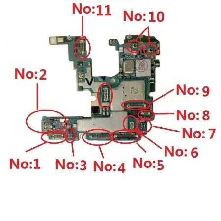 FPC KONEKTOR SOCKET DI MESIN SAMSUNG GALAXY NOTE20 ULTRA NOTE 20 ULTRA