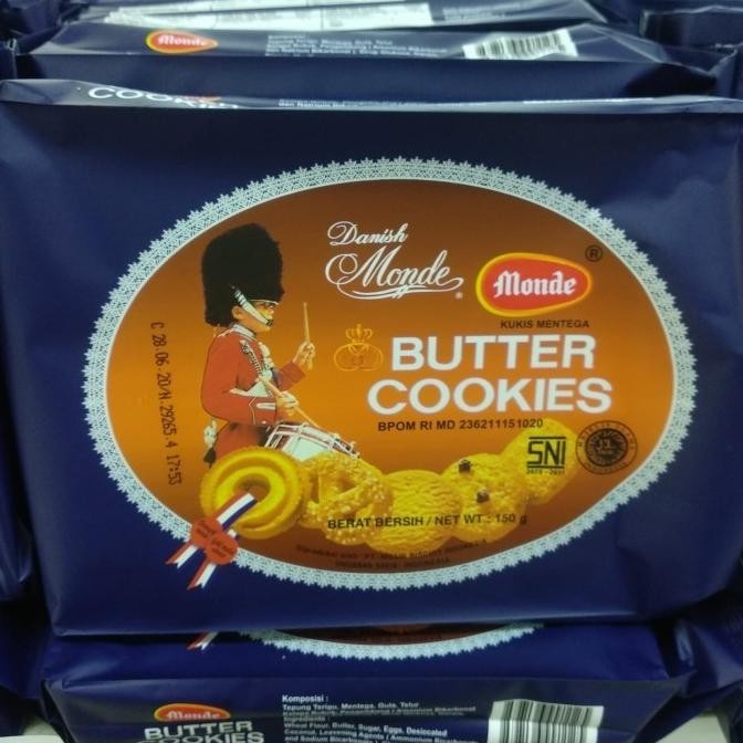 

Terbaru Monde Butter Cookies 150G Limited Edition