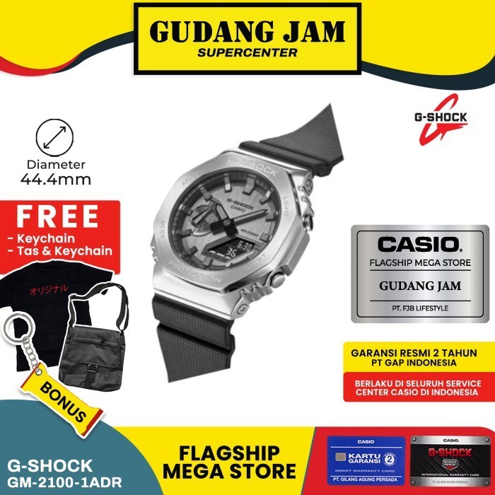 Gshock Gm-2100-1Adr Gm-2100 Gm2100 Garansi Resmi 2 Tahun