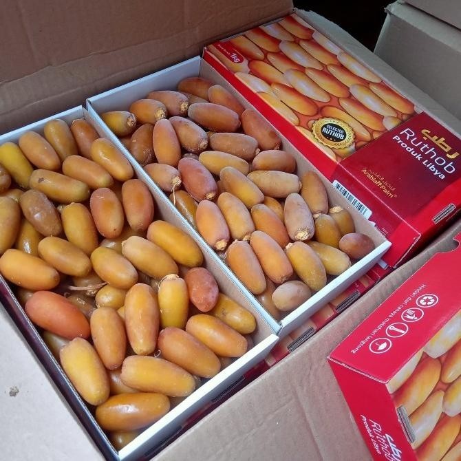 

Kurma Ruthob libya 1kg Pakingan Asli dari Libya Fresh dan Segar KS