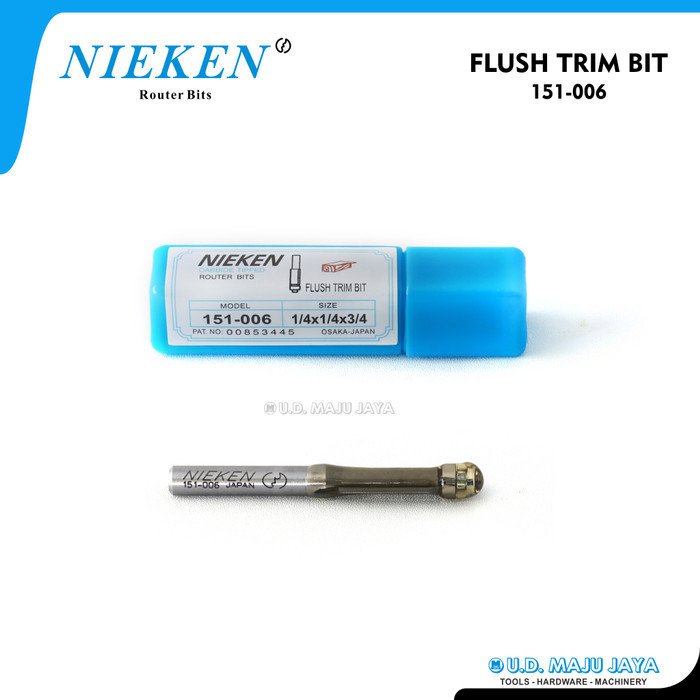 Nieken Router Bits 151-006 ( Mata Profil Trimming Lft Bit 6Mm )