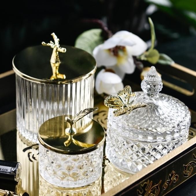 Butterfly Crystal Candy Jar / Wadah Toples Hampers Souvenir