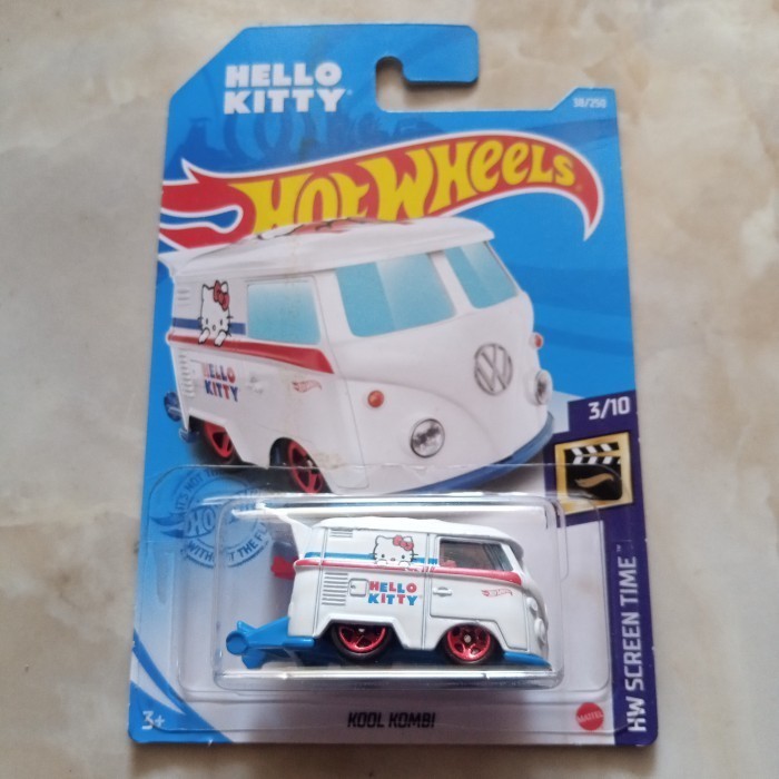 Hot Wheels Kool Kombi Hello Kitty Putih