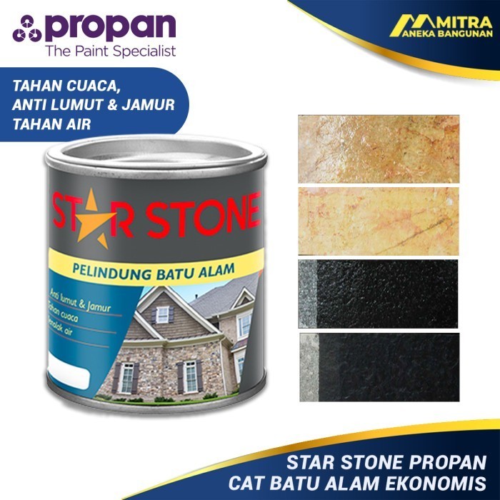 CAT PELINDUNG BATU ALAM STAR STONE PROPAN COATING VERNIS PERNIS