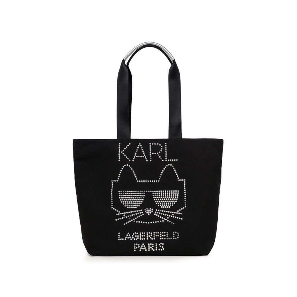 Karl Lagerfeld Kristen Canvas Tote Bag