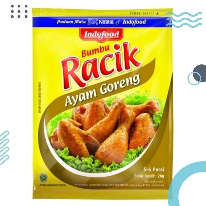 

Bumbu Racik Ayam Goreng /Dus