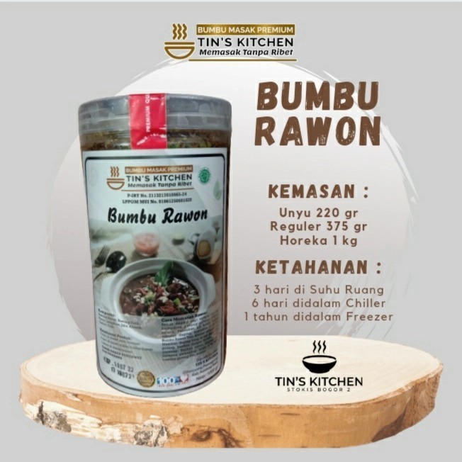 

Bumbu Rawon Instan Tin'S Kitchen Kemasan Horeka 1000Gr (1Kg)