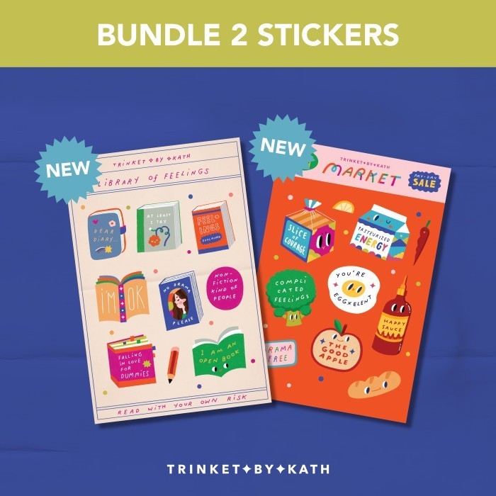 

Bundle Sticker/Stiker - Trinket By Kath