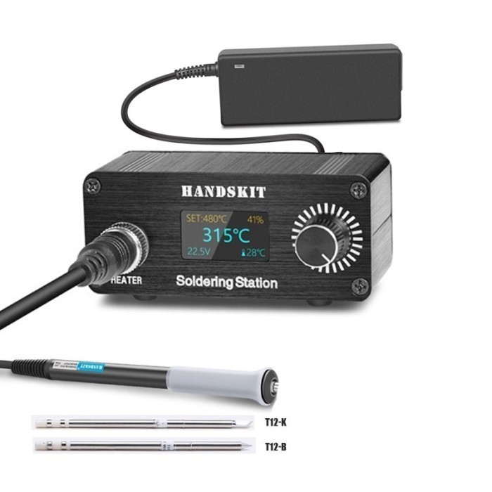 HANDSKIT T12 SOLDER STATION LED DISPLAY - ALAT SOLDER LISTRIK DIGITAL