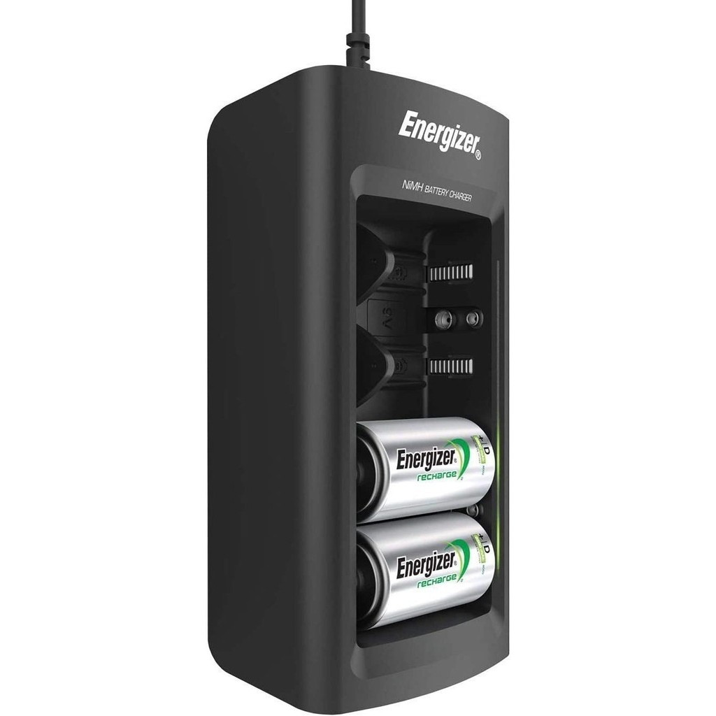 Energizer Recharge Universal Charger for battery NiMH Rechargeable 9v