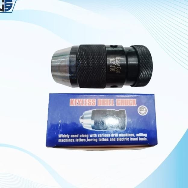 Sale| Kepala Bor Keyless Drill Chuck Easycut 1-10mm B12 Penjepit Mata bor