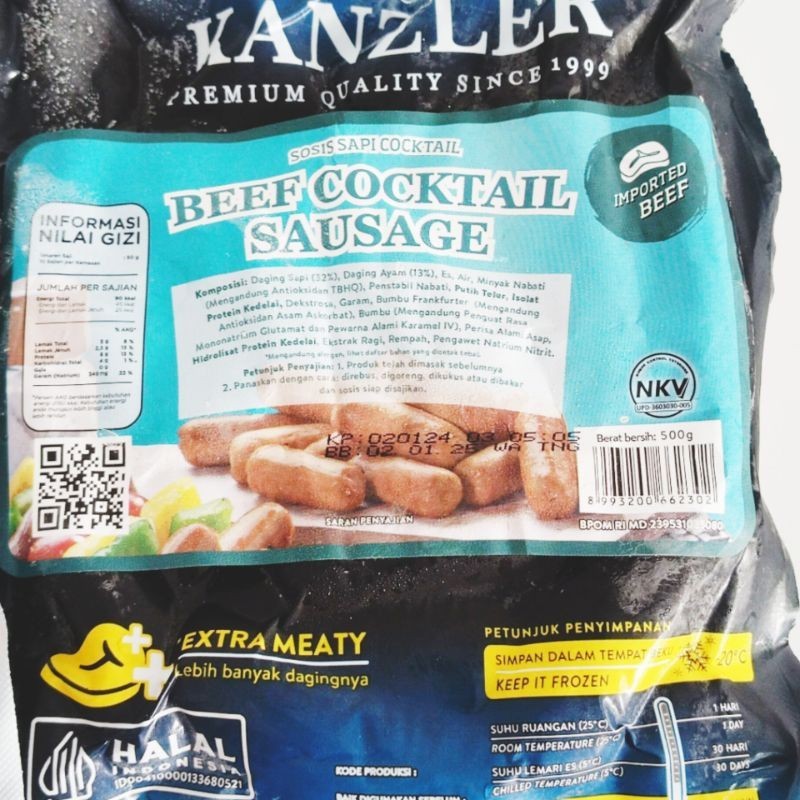 

kanzler beef cocktail sausage