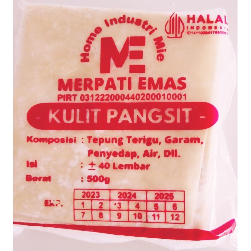 

kulit pangsit merpati emas