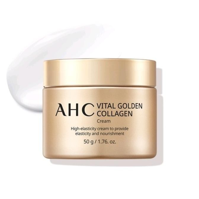 Ahc Vital Golden Collagen Cream Wajah Korea Krim Kolagen/ Skincare