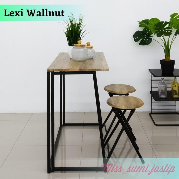 Meja Makan Lipat Minimalis 2 Kursi