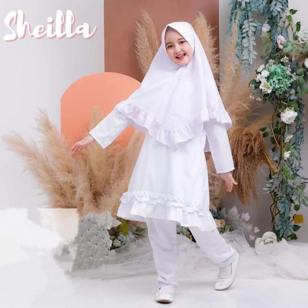 Diskon Setelan Baju Anak Putih Baju Manasik Baju Seragam Setelan Celana Tunik Putih Anak Tunik Anak 