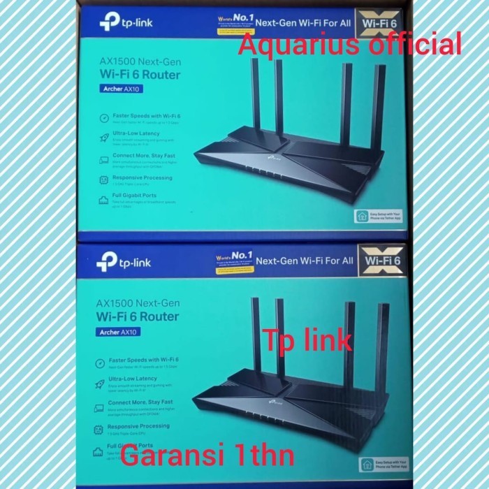 Tp-Link Archer Ax10 Ax1500 Wi-Fi 6 Router Tp Link