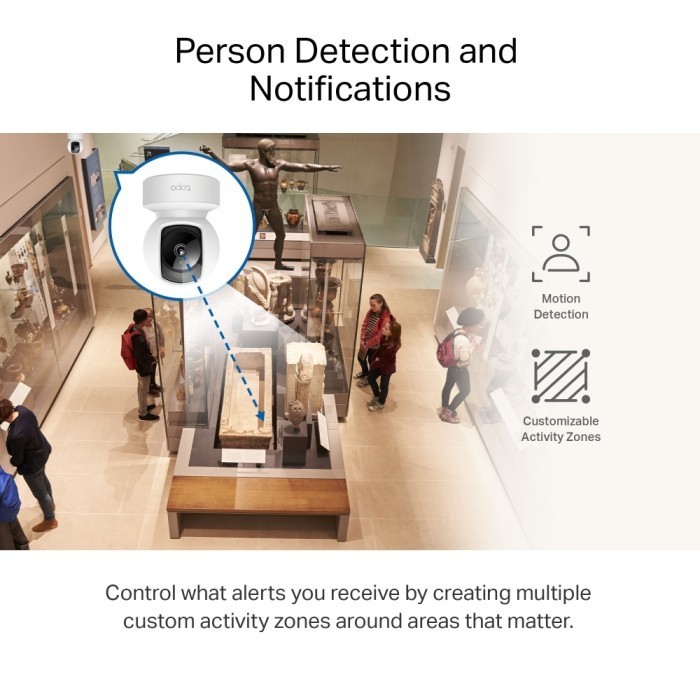 Tp-Link Tapo C212 2K 3Mp Cctv Pan/Tilt Home Security Wi-Fi Camera C212