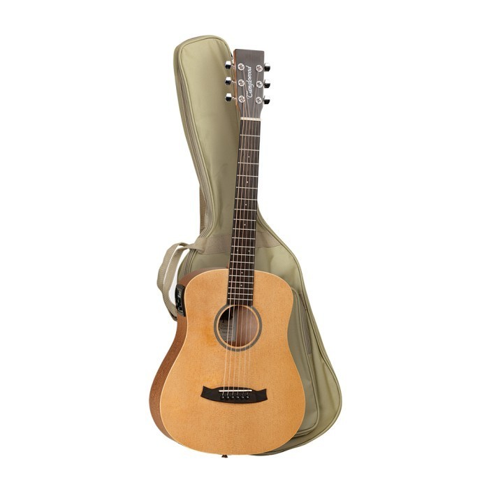 Tanglewood Tw2 Tse Top Spruce Travel Size Gitar Akustik Elektrik