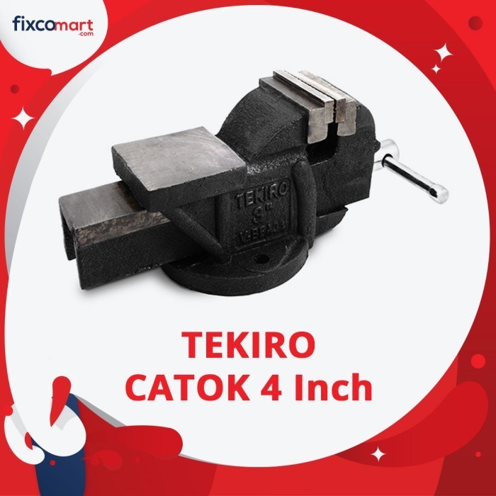Tekiro Bench Vice 4 Inch / Tekiro Ragum Besi 4 Inch / Catok Besi