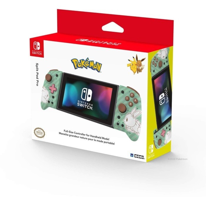 Hori Ori Nintendo Switch Split Pad Pro (Pokemon: Pikachu & Eevee Ed)