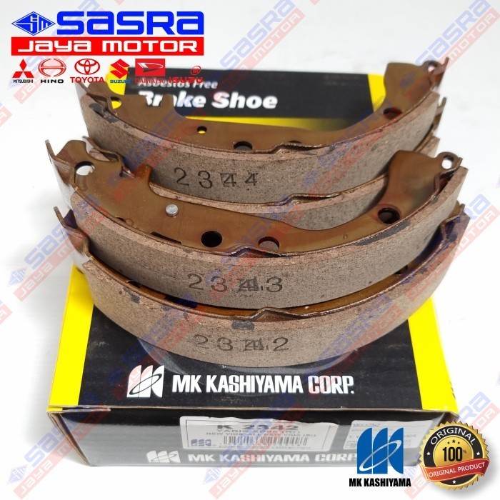 Brake Shoe/Sepatu Rem - Yaris 2006-2013New Vios - Mk Kashiyama K2342