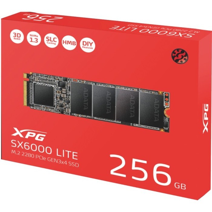 Adata Xpg Sx6000 Lite 256Gb M.2 Nvme Ssd