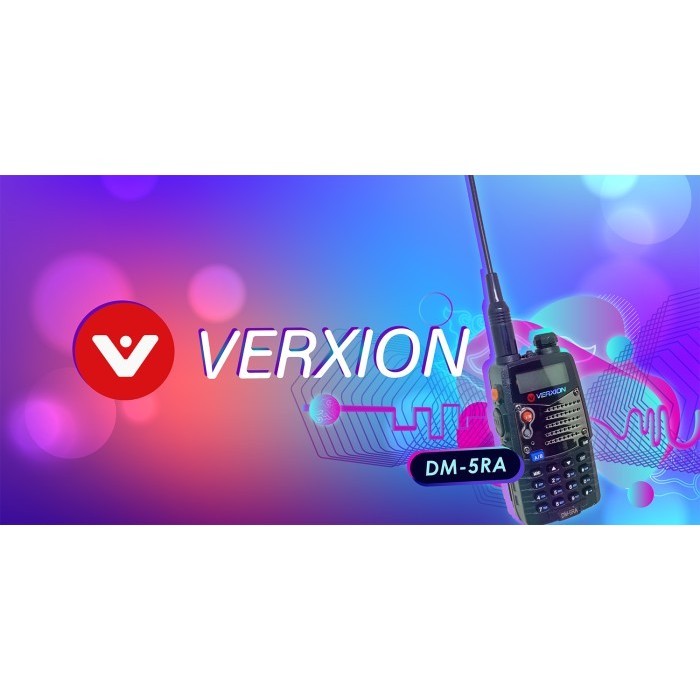 Verxion Dm-5Ra Ht Digital Analog Dual Band Free Tas Dan Handsfree Dm5