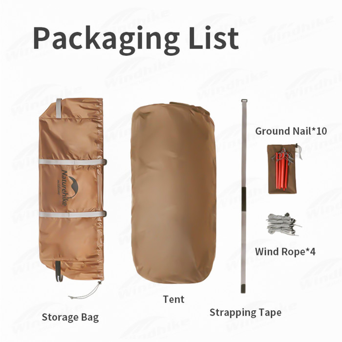 Tenda Camping Pop Up Naturehike Nh22Zp005 Quick Open Canyon Tent