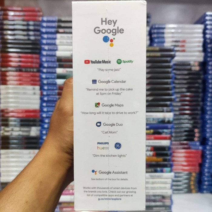 Google Nest Mini 2 Google Home Gen 2 2Nd Generation Charcoal Hitam