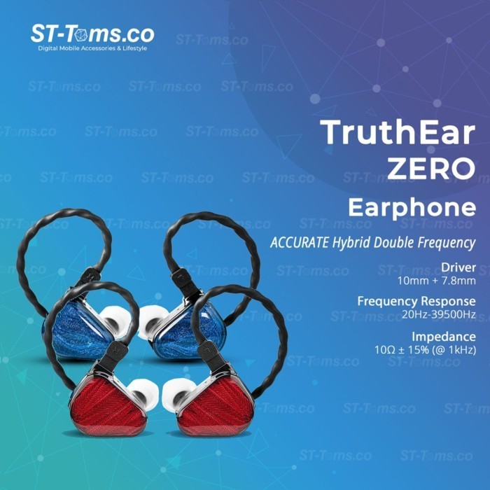 Truthear Zero X Crinacle Dual Dynamic Driver In Ear Monitor Earphone