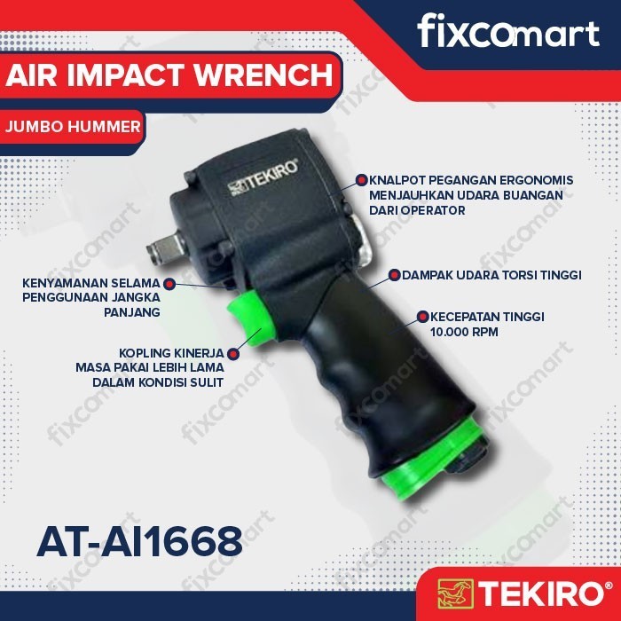 Tekiro Air Impact Jumbo Hammer 1/2"