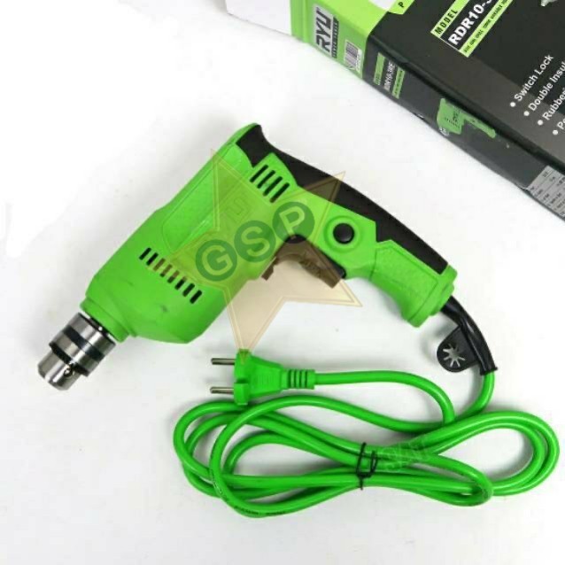 RYU Mesin Bor ryu RDR10-3RE RDR 10-3 RE 10mm Bor Bolak-Balik