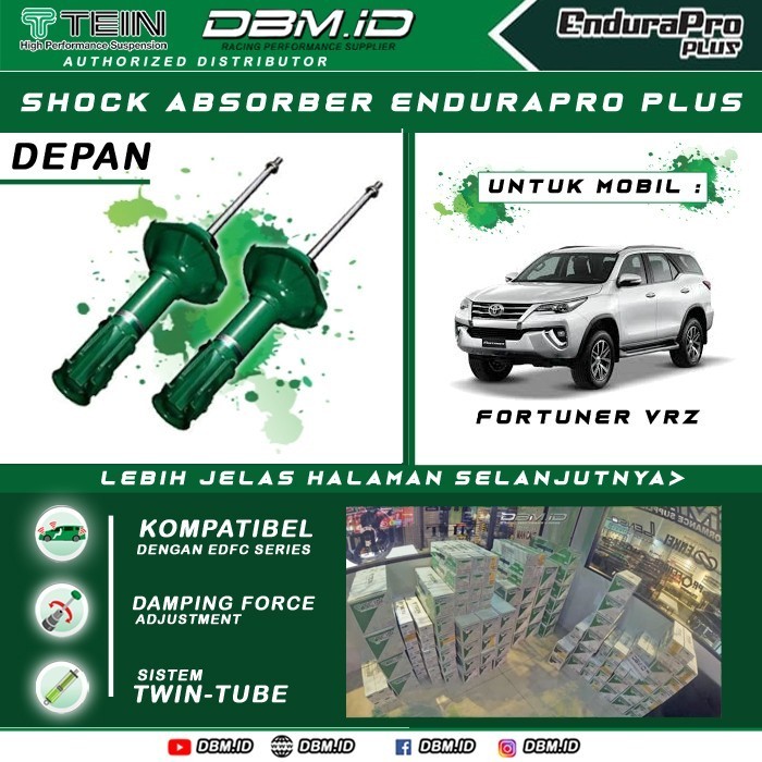 Fortuner Vrz 2016+ Shock Coilover Tein Endurapro Plus Depan