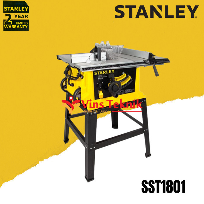 Mesin Meja Potong 10 Inch Table Saw Sst1801 Stanley Sst 1801 Termurah Terlaris Promo