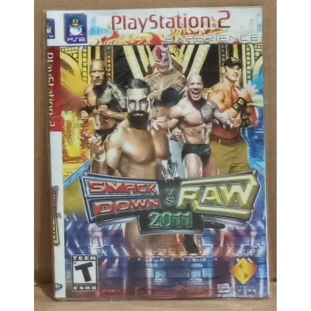 KASET PS2 KOPAB: WWE SMACKDOWN VS RAW 2011