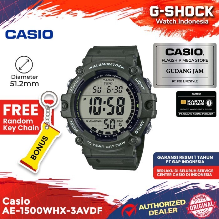 Casio General Ae-1500Whx-3Avdf Ae-1500Whx Ae-1500 Ae1500Whx Ae 1500Whx