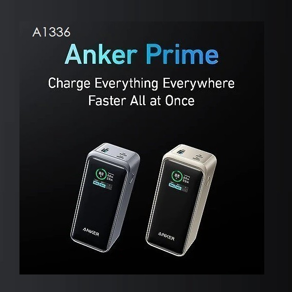 Anker A1336 - Anker Prime 20000Mah Power Bank (200W) Termurah Terlaris Promo