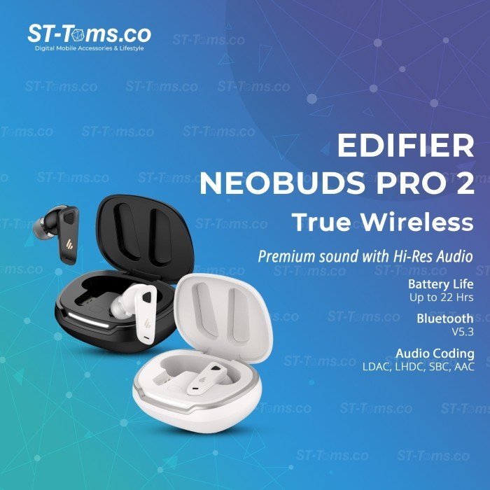 Edifier Neobuds Pro 2 True Wireless Tws Anc Spatial Audio Ldac Lhdc