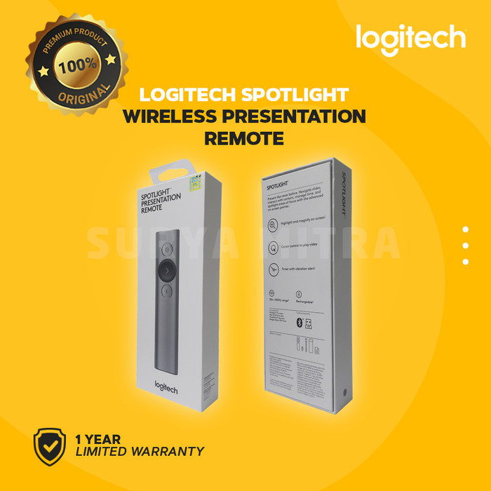 Laser Pointer Wireless Presenter Logitech Spotlight Presenter