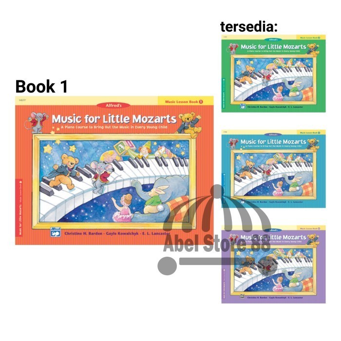 

Music For Little Mozarts Lesson Book 1234 - Buku Belajar Piano Anak