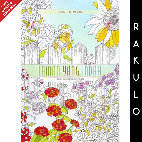 

Buku Mewarnai Dewasa Coloring Book Rohani Taman Yang Indah