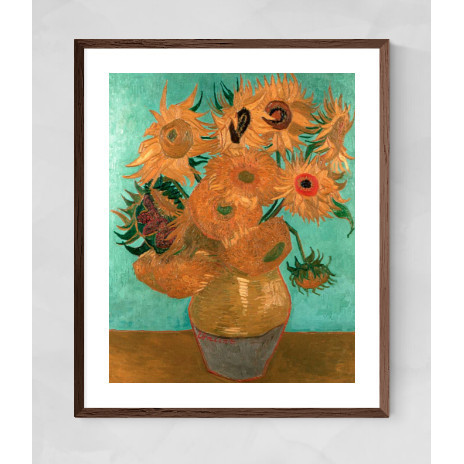

Fine Art Prints Impressionist Lukisan Museum Sunflower By Van Gogh