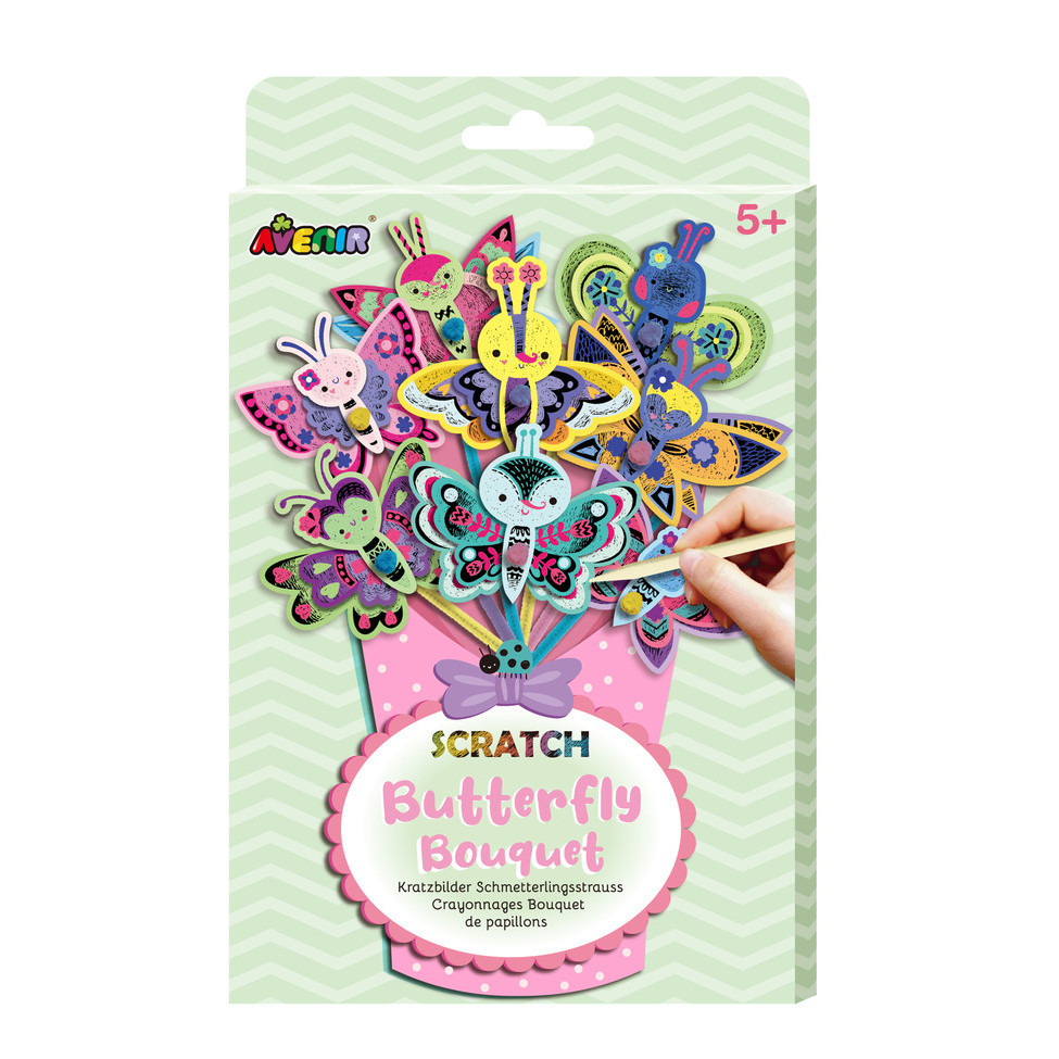 

Mainan Edukasi Avenir Scratch Butterfly Bouquet - Ch211732