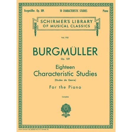 

Burgmuller Op.109 : 18 Characteristic Studies