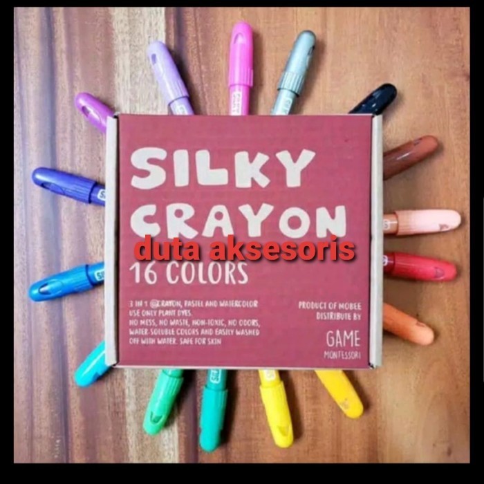 

Mobee Silky Crayon 16 Colors